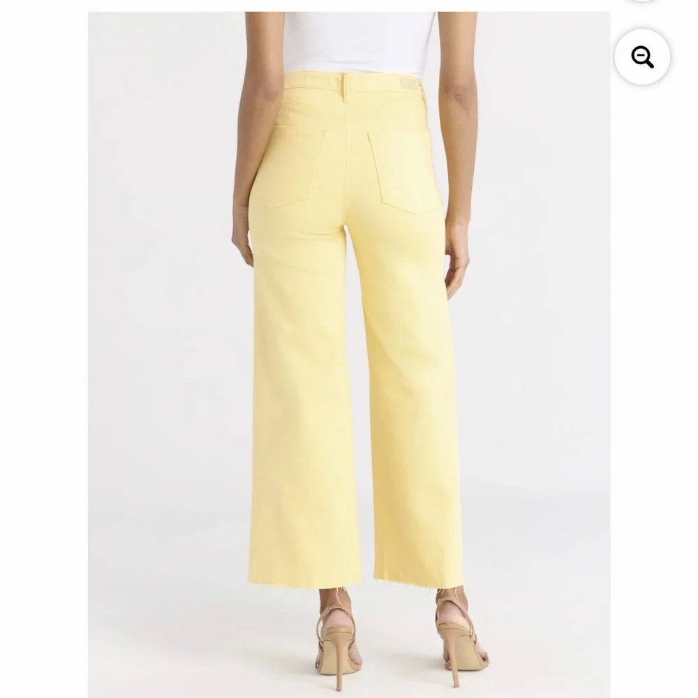 NWT Sz6 Sofia by Sofia Vergara Women's Margot Wide Crop Super High Rise Jeans - Picture 8 of 9